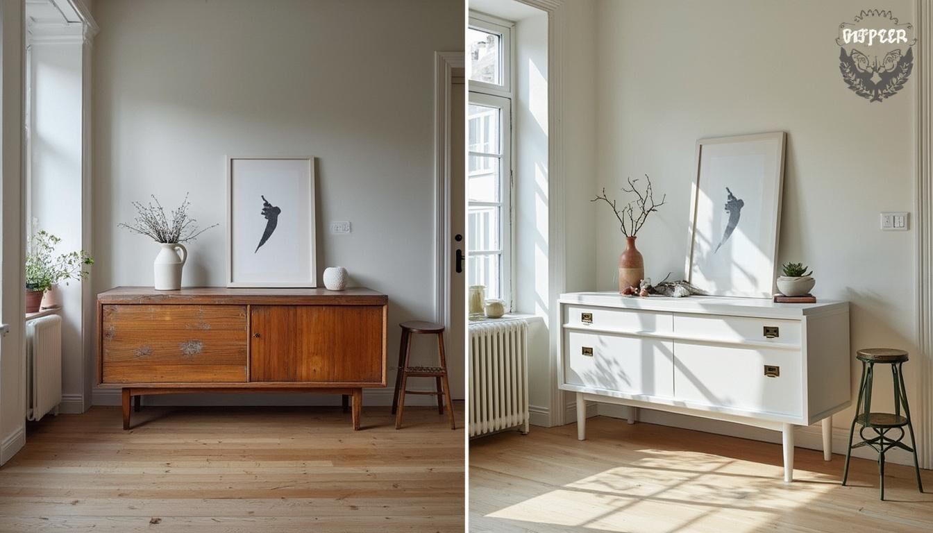 Découvrez comment des meubles relookés peuvent transformer votre intérieur grâce à notre galerie Avant/Après. Inspirez-vous de nos créations uniques et donnez une seconde vie à vos pièces préférées.