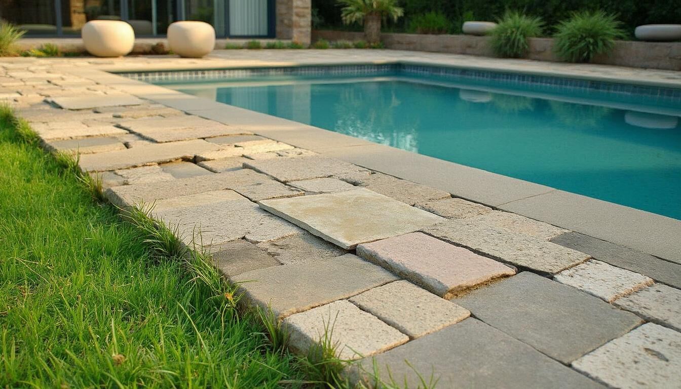 Découvrez notre carrelage extérieur en pierre, conçu pour apporter une ambiance naturelle à votre jardin ou terrasse. Résistant et esthétique, il s'intègre harmonieusement dans tous les espaces extérieurs pour créer un véritable havre de paix.