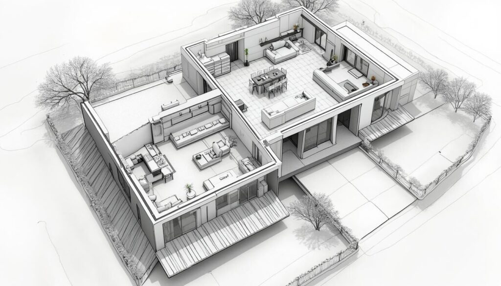 Maison En L Plan - Optimiser l'espace habitable