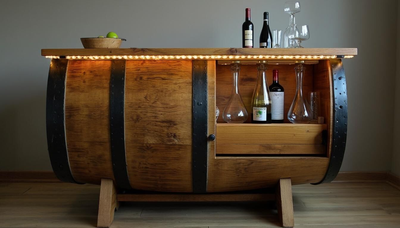 Découvrez comment transformer un simple tonneau recyclé en un bar convivial et original pour vos événements. Suivez nos astuces et conseils pratiques pour créer un espace chaleureux et accueillant où vos amis et votre famille pourront se réunir autour de bonnes boissons.
