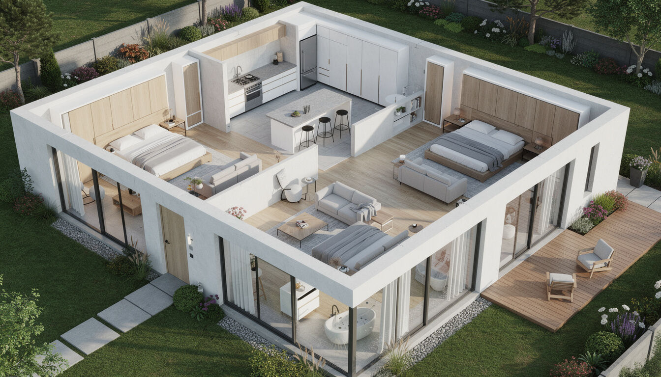 Maison Plan 4 Chambres - Idées fonctionnelles