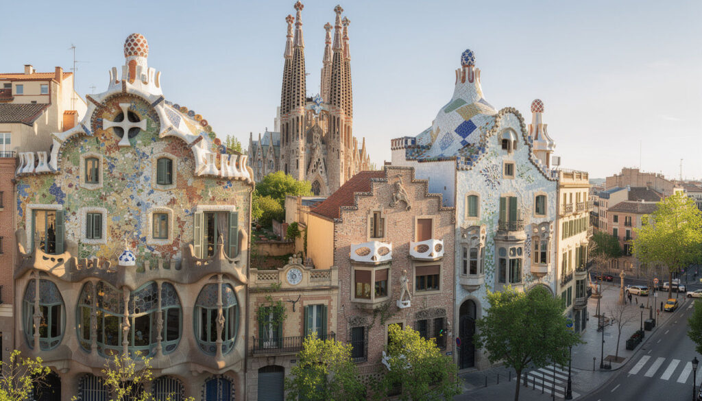 Découvrez les chefs-d'œuvre architecturaux d'Antoni Gaudí à travers la Catalogne, une immersion unique dans l'art moderniste catalan et ses créations emblématiques.